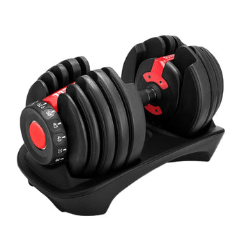 All-in-One 40kg Adjustable Dumbbell | 17-in-1 Smart Dial Weight Set for Home Workouts | Heavy-Duty Strength Training | Space-Saving Gym Gear | Optional Bench & Rack