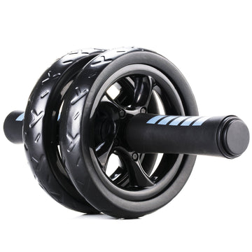 Dual-Wheel Ab Roller with Knee Pad – Stable Core Trainer for Home Workouts, Compact Design for Abs & Strength Training, Ideal for Small Spaces & Gym Setups