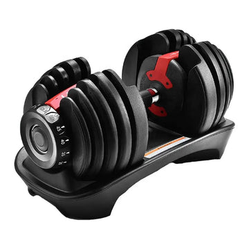 Adjustable Dumbbell 24kg 15-in-1 | Smart Quick Dial Weights for Strength Training | Space-Saving Home Gym Fitness Gear with Optional Bench & Stand