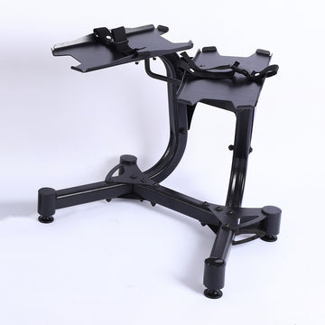 Space-Saving Adjustable Dumbbell Stand with 24kg/40kg Option – Secure Weight Rack with Safety Belt & Dial Control for Home Gym & Smart Fitness Use