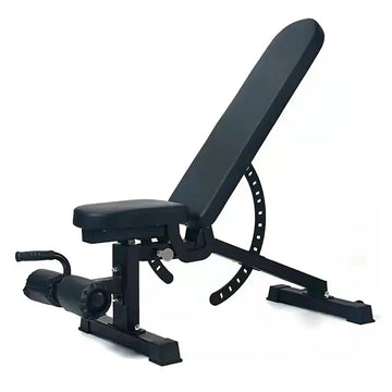 Foldable Adjustable Weight Bench – 450kg Capacity Steel Frame with 9 Backrest Positions, Cushioned for Full-Body Workouts in Home Gyms