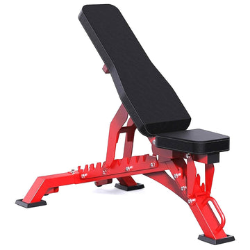 Adjustable Weight Bench for Home Gym – 9 Position Incline, 450kg Load, Heavy-Duty Steel Construction for Full-Body Strength Workouts