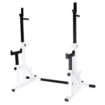 Heavy-Duty Adjustable Squat Rack with Bench Press Support – Steel Frame, Dip Handles, 400kg Capacity – Strength Training for Home Gyms