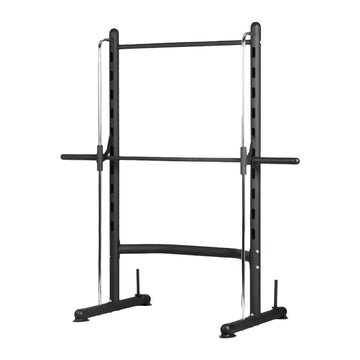 Multi-Function Smith Machine with Pull-Up Bar – Steel Squat Rack for Home Gym, Adjustable Bar Track, Total Body Strength Training Solution