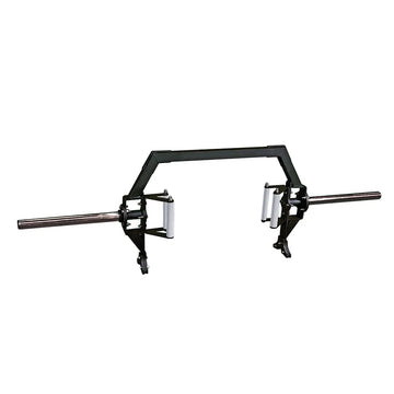 Deluxe 20kg Open Trap Bar with Integrated Deadlift Jack & Spin Sleeves | Open Hex Design for Shrugs & Deadlifts | Fits Olympic & Standard Plates | Home Gym Essential
