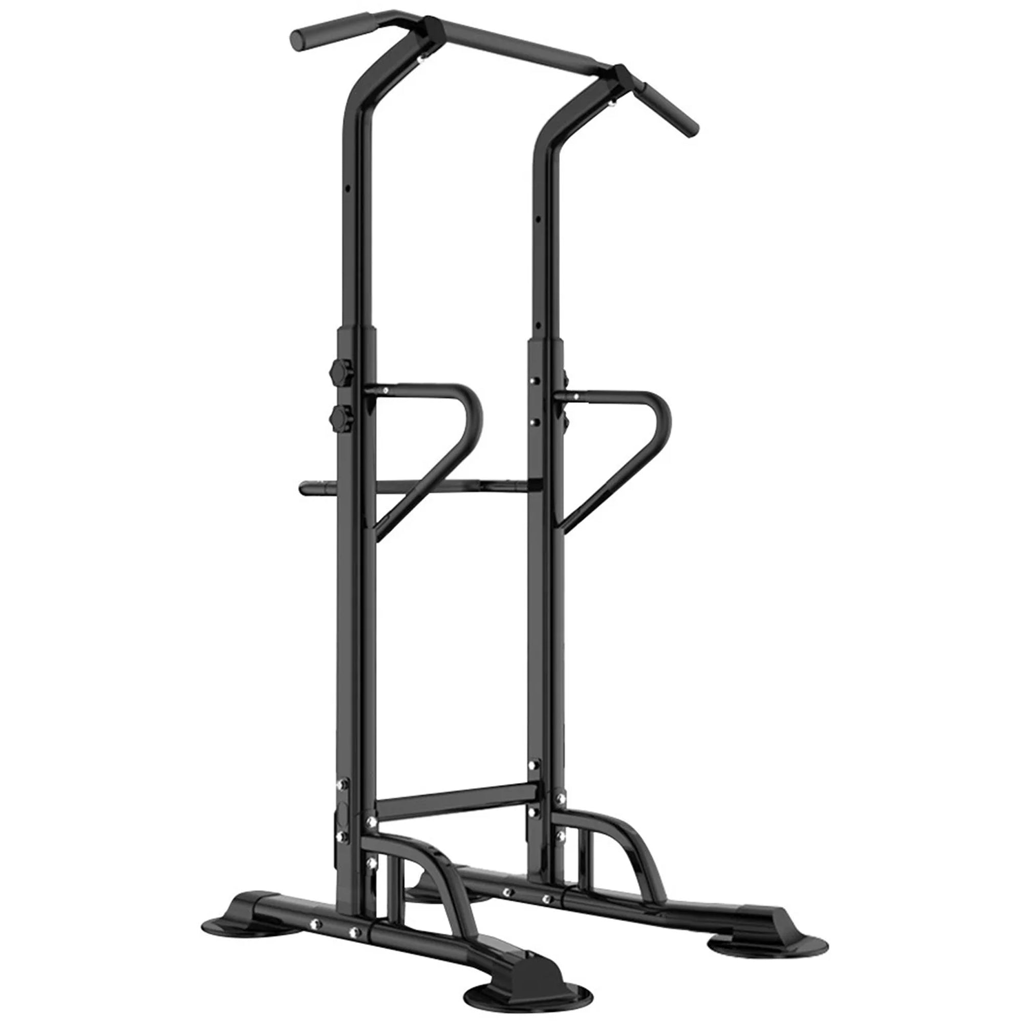 Adjustable Power Tower with Pull-Up & Dip Bars – Heavy-Duty Steel Frame, Non-Slip Handles – All-in-One Strength Training Equipment for Home Gym