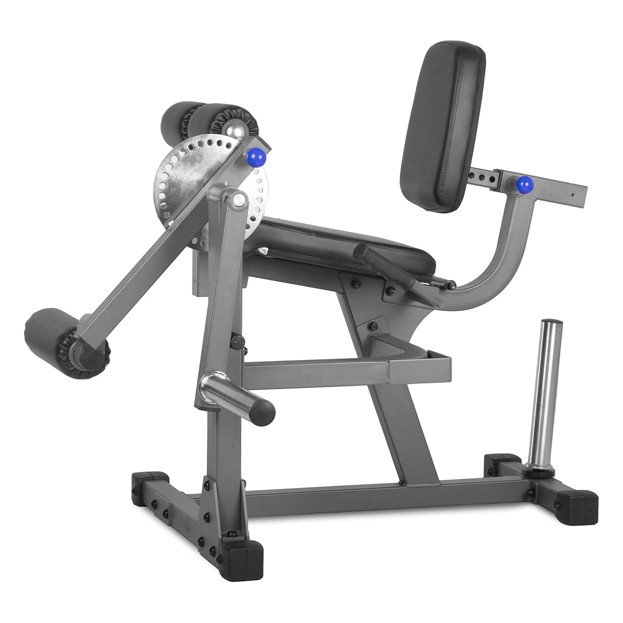 Adjustable Leg Curl & Extension Machine – Heavy-Duty Steel Build for Quad and Hamstring Training – Compact Strength Equipment for Home Gyms