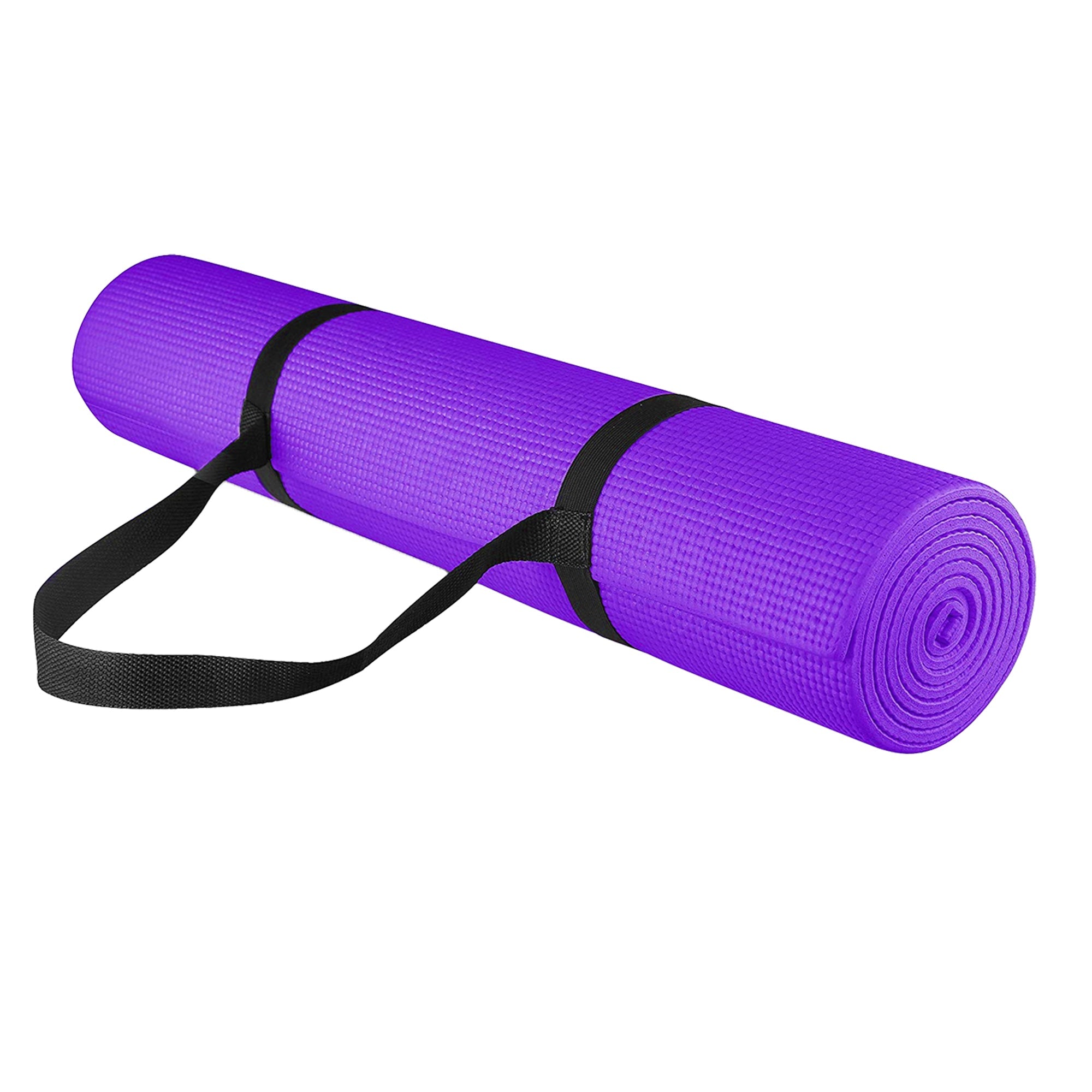 15mm Thick NBR Yoga Mat – Non-Slip, Eco-Friendly Fitness Mat with Carry Strap – Perfect for HIIT, Pilates, Gymnastics & Home Exercise