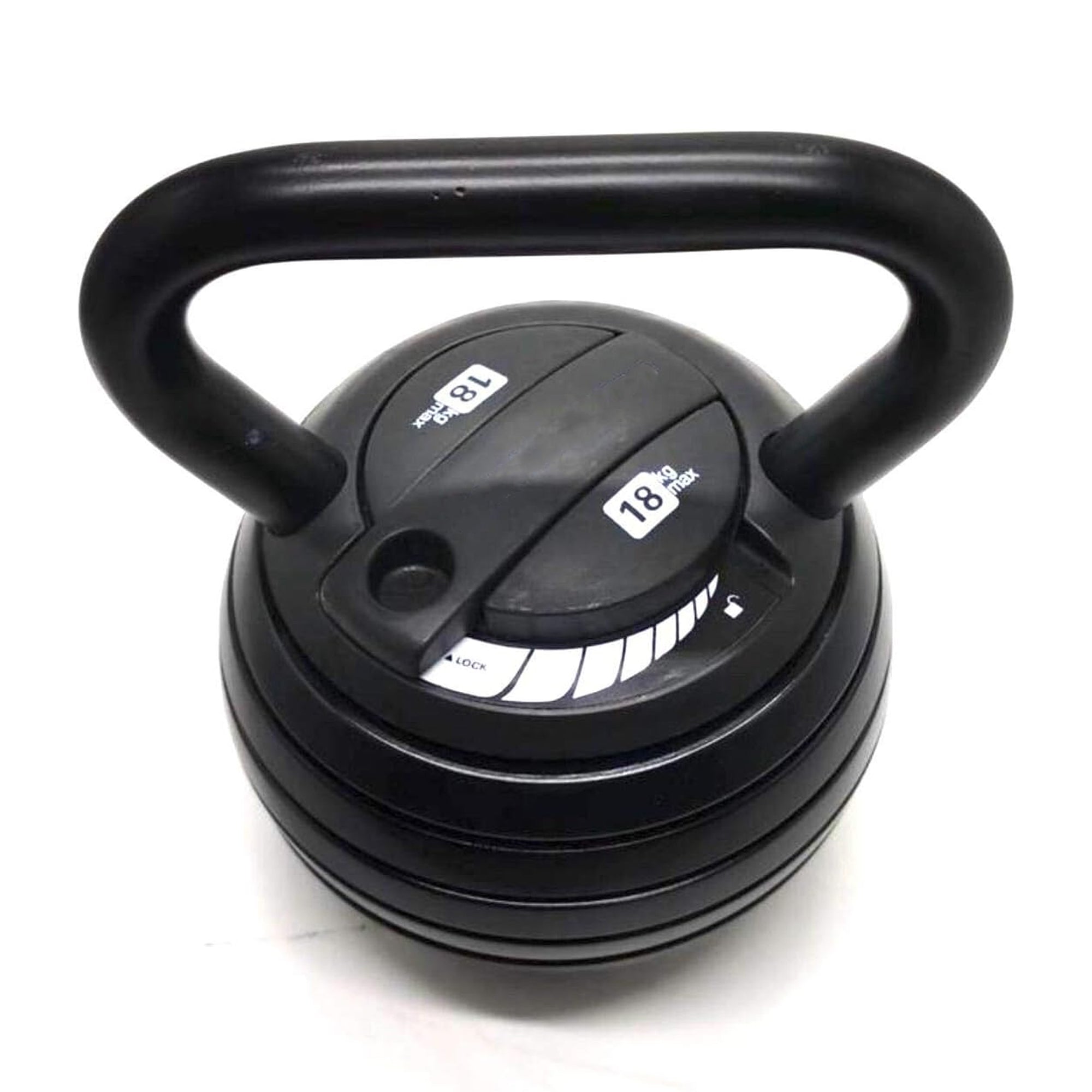 Adjustable Kettlebell 18kg – Heavy Duty Cast Iron with Quick Lock | 7+ Kettlebells in 1  | Weight Set for Full-Body Strength & Endurance | Ideal for Home Gym Fitness