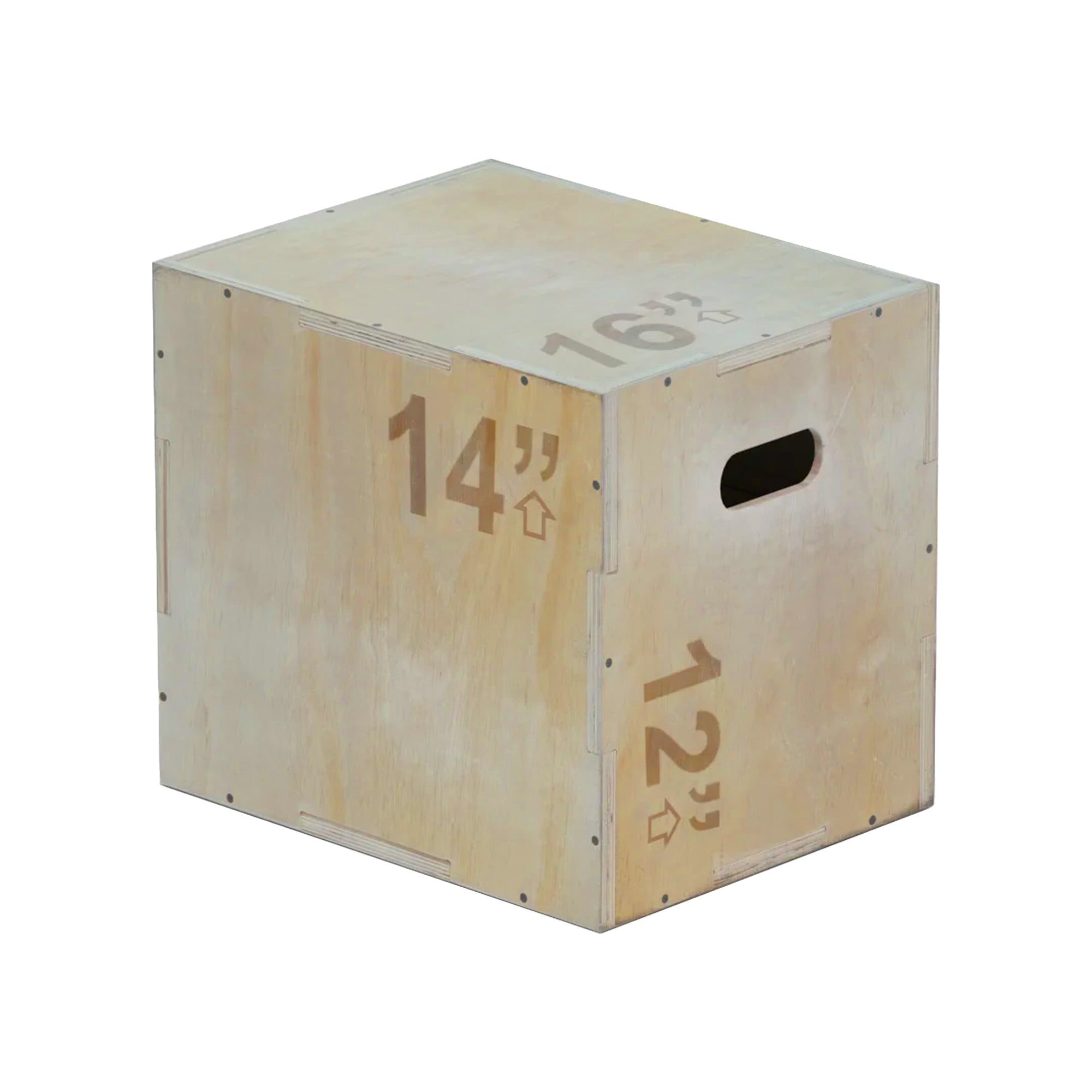 Versatile 3-in-1 Plyometric Jump Box – Durable Wooden Build with Anti-Slip Top & Multiple Heights – Ideal for Home Gym Strength & Agility Workouts