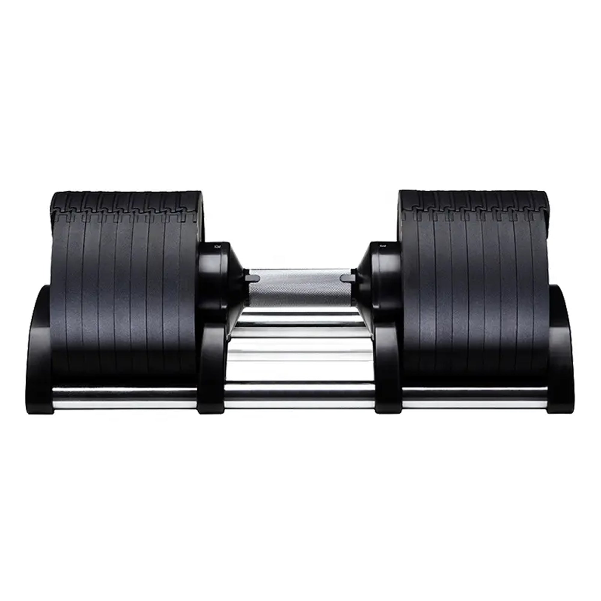 Heavy-Duty Round Dumbbells – Adjustable Solid Steel Weights, Smooth Dial, Non-Slip Grip – 24kg to 45kg – Ideal for Home Strength Training
