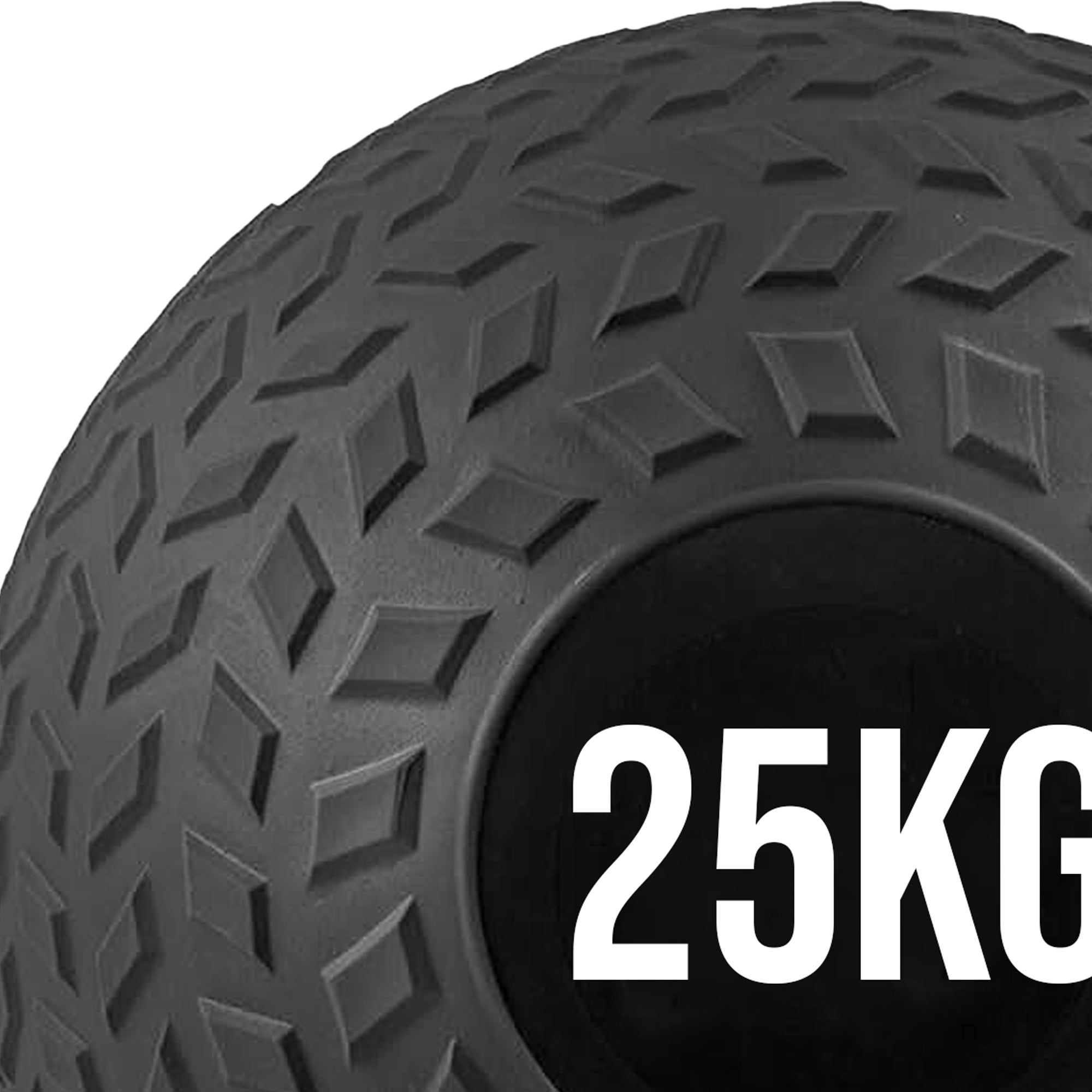 Heavy Duty Treaded Slam Balls – Non-Bounce Rubber Weight Balls for Core, Power & Strength Workouts | Individual & Set Options (3KG–25KG)