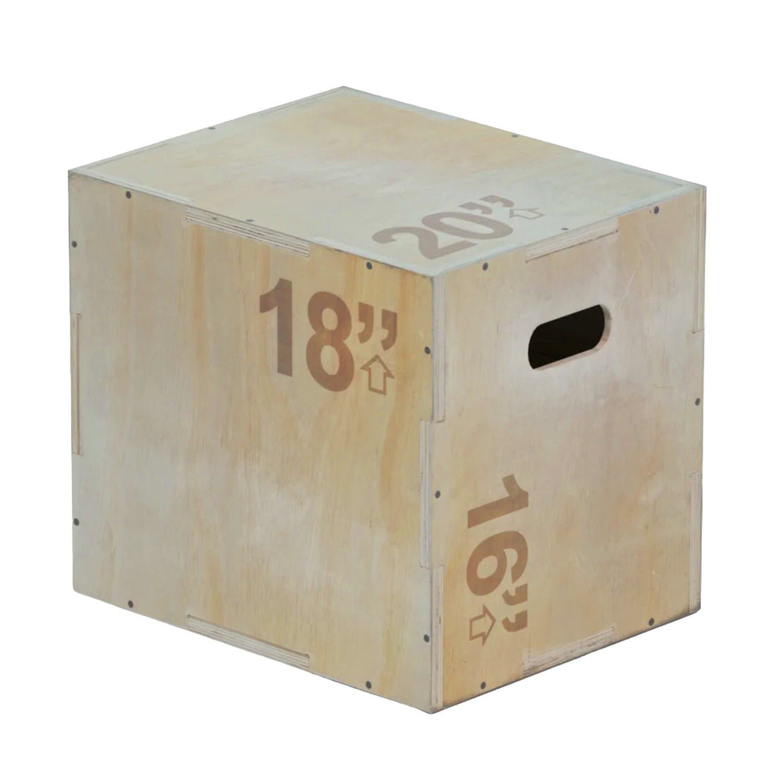 Versatile 3-in-1 Plyometric Jump Box – Durable Wooden Build with Anti-Slip Top & Multiple Heights – Ideal for Home Gym Strength & Agility Workouts