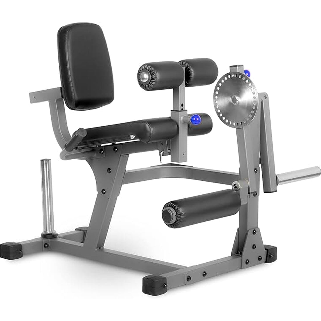 Adjustable Leg Curl & Extension Machine – Heavy-Duty Steel Build for Quad and Hamstring Training – Compact Strength Equipment for Home Gyms