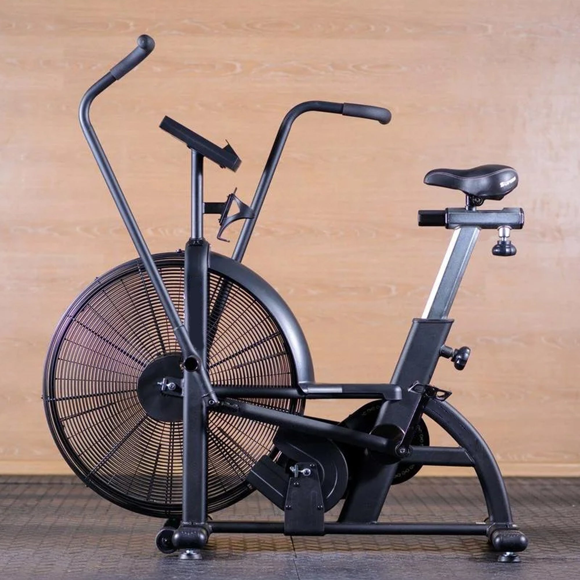 Heavy-Duty Assault Air Bike with 27" Steel Fan, LCD Console & Full-Body Resistance – HIIT Cardio Equipment for Compact Home Gym Setups