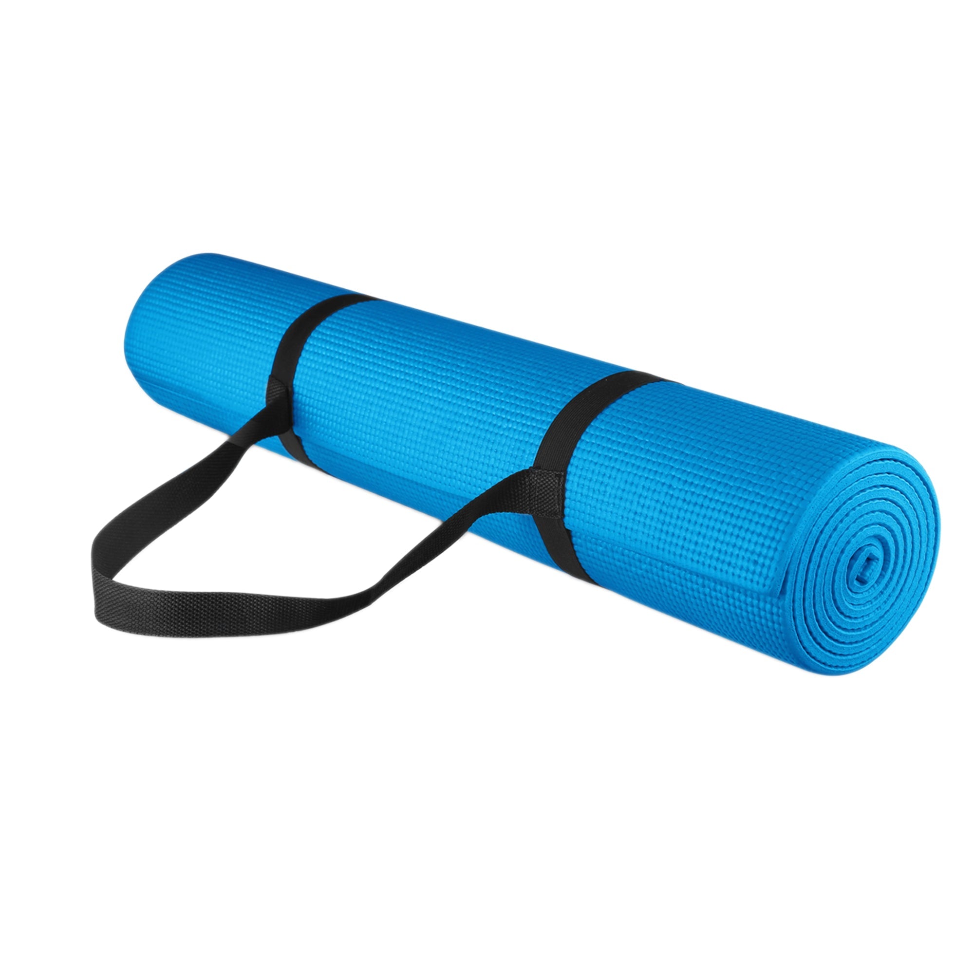 15mm Thick NBR Yoga Mat – Non-Slip, Eco-Friendly Fitness Mat with Carry Strap – Perfect for HIIT, Pilates, Gymnastics & Home Exercise