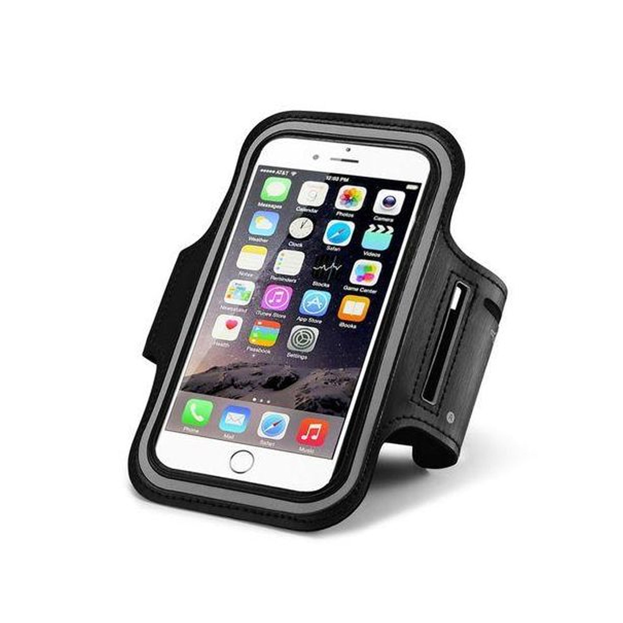 Sweatproof Phone Armband for Running – Reflective, Waterproof Holder Fits Phones up to 7” – Secure Fit for Workouts, Jogging & Outdoor Training