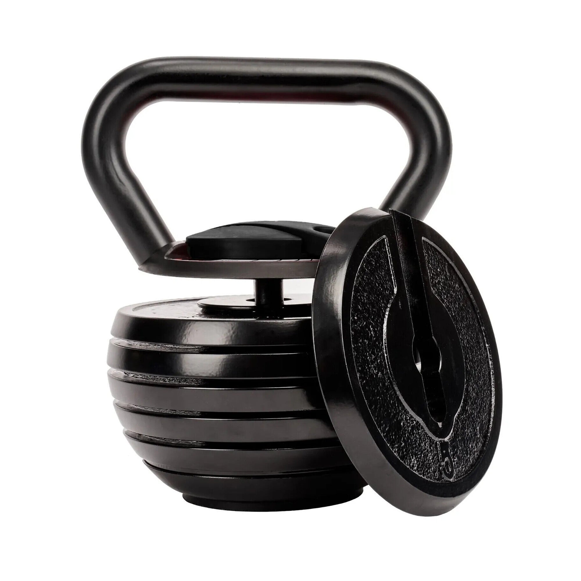 Adjustable Kettlebell 18kg – Heavy Duty Cast Iron with Quick Lock | 7+ Kettlebells in 1  | Weight Set for Full-Body Strength & Endurance | Ideal for Home Gym Fitness