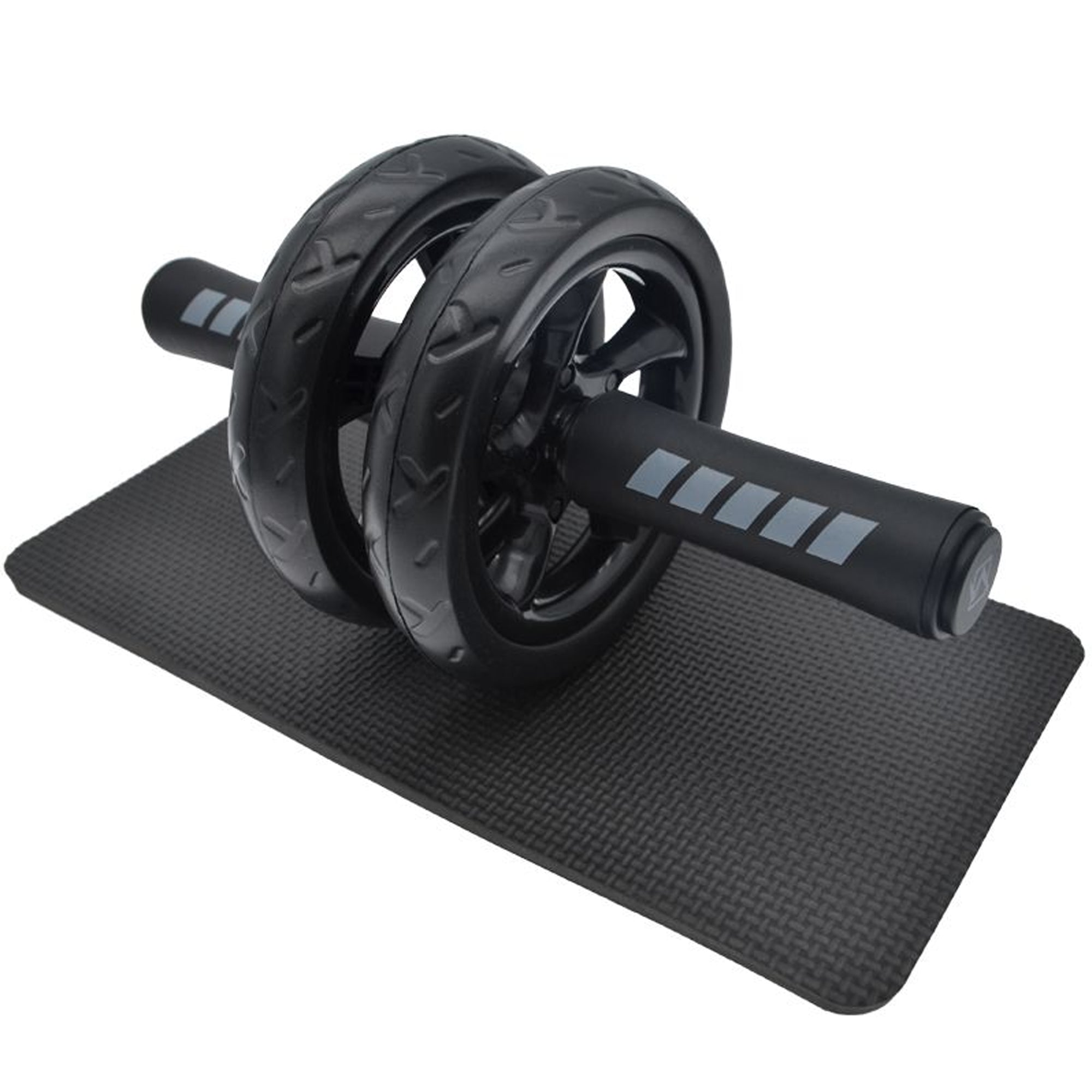 Dual-Wheel Ab Roller with Knee Pad – Stable Core Trainer for Home Workouts, Compact Design for Abs & Strength Training, Ideal for Small Spaces & Gym Setups