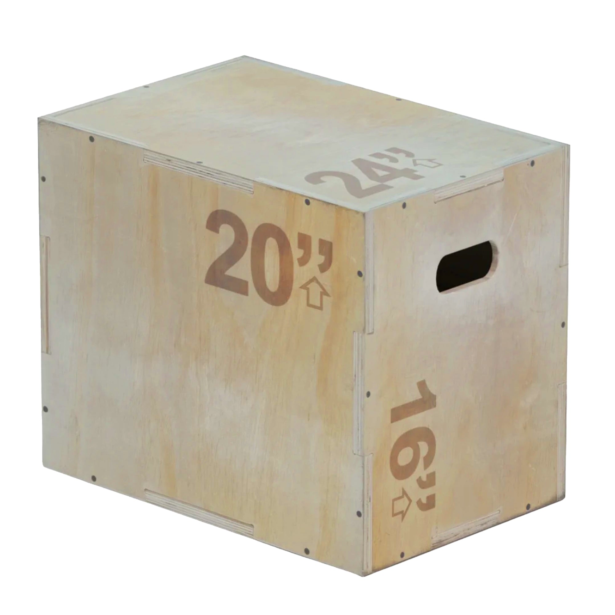 Versatile 3-in-1 Plyometric Jump Box – Durable Wooden Build with Anti-Slip Top & Multiple Heights – Ideal for Home Gym Strength & Agility Workouts
