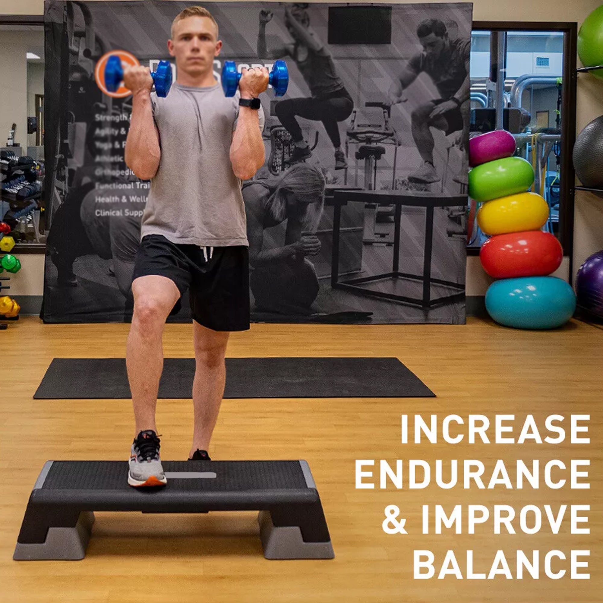 Adjustable Aerobic Step Board with Non-Slip Surface – Multi-Height Fitness Platform for Cardio, Strength, and Yoga Workouts at Home