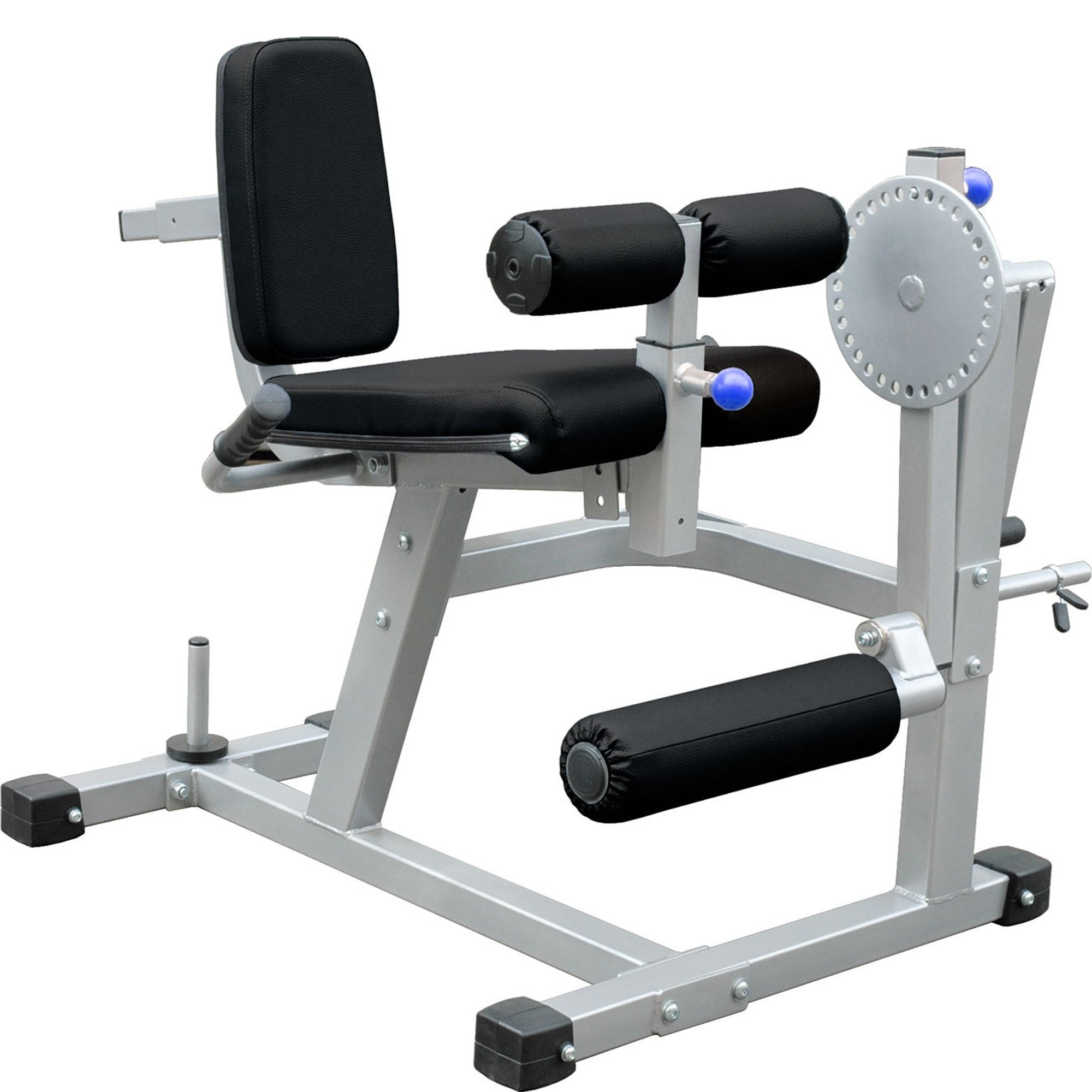 Adjustable Leg Curl & Extension Machine – Heavy-Duty Steel Build for Quad and Hamstring Training – Compact Strength Equipment for Home Gyms