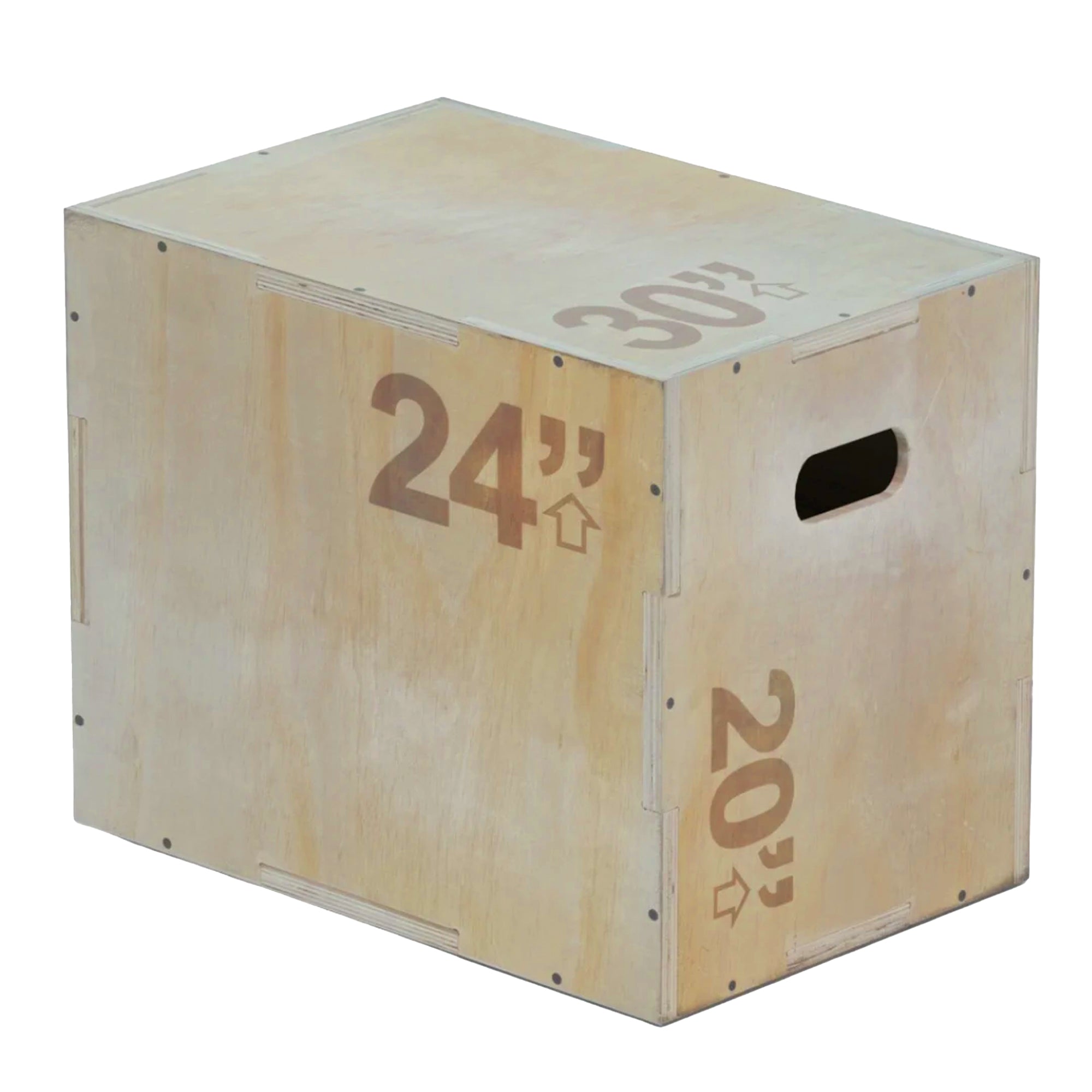 Versatile 3-in-1 Plyometric Jump Box – Durable Wooden Build with Anti-Slip Top & Multiple Heights – Ideal for Home Gym Strength & Agility Workouts