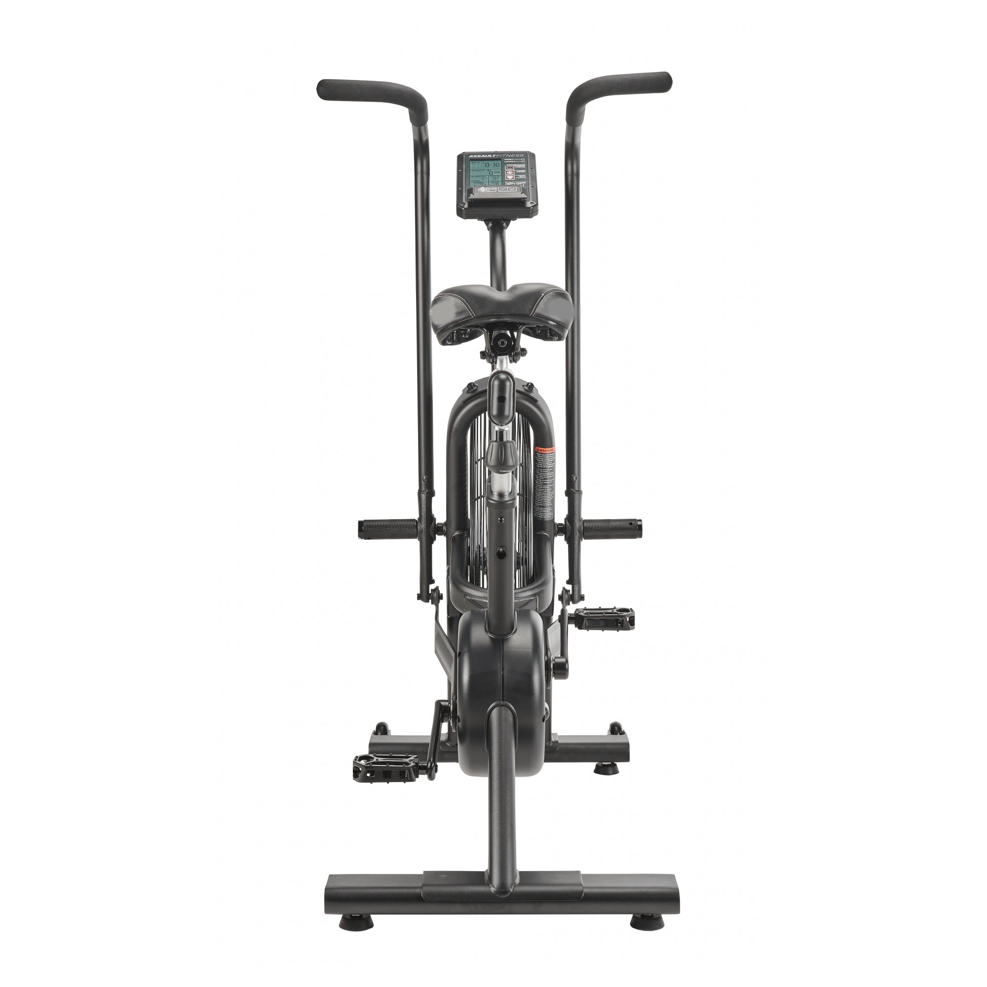 Heavy-Duty Assault Air Bike with 27" Steel Fan, LCD Console & Full-Body Resistance – HIIT Cardio Equipment for Compact Home Gym Setups