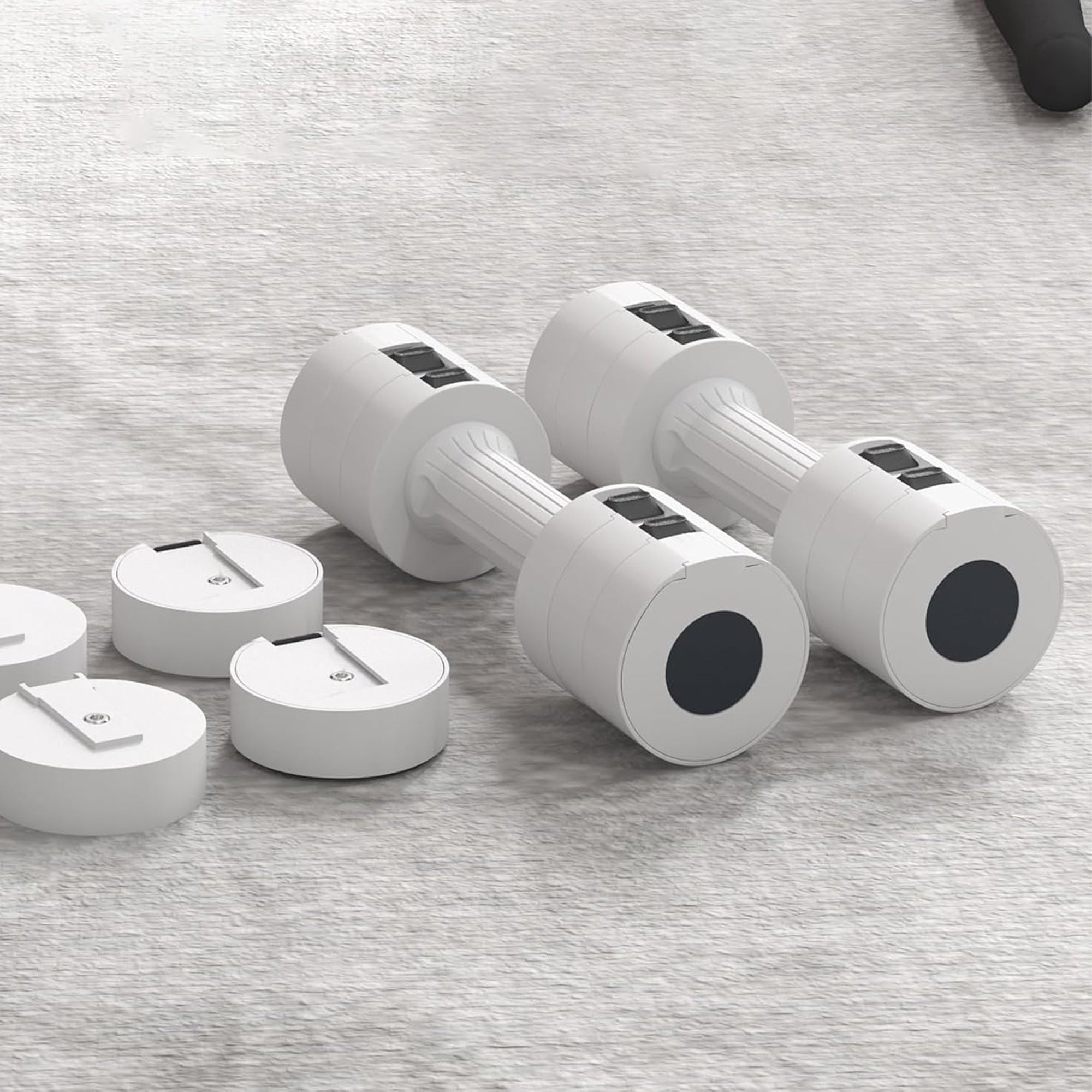 3-in-1 Adjustable Dumbbell Pair – Anti-Slip Grip, Quick-Lock System, 2.5kg & 10kg Options – Compact Strength Training for Home Gym & Studio
