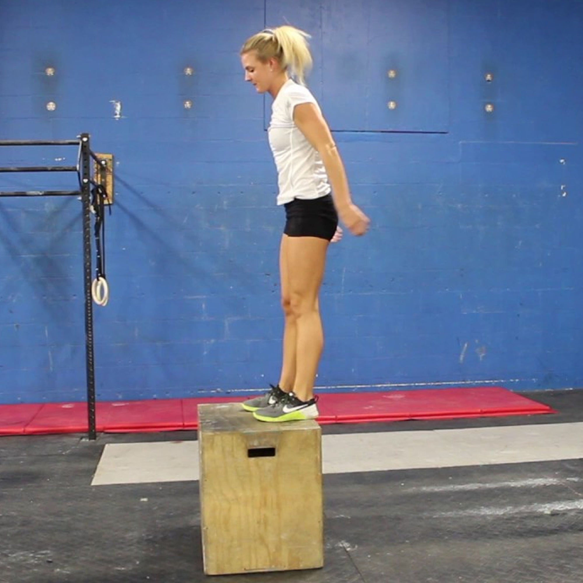 Versatile 3-in-1 Plyometric Jump Box – Durable Wooden Build with Anti-Slip Top & Multiple Heights – Ideal for Home Gym Strength & Agility Workouts