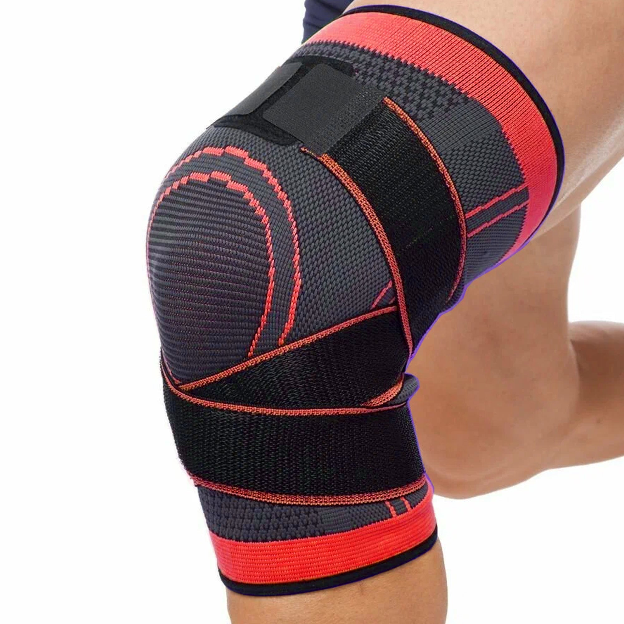 Breathable Adjustable Knee Brace with Strap – Compression Support for ACL, Meniscus & Joint Pain Relief – Perfect for Sports, Walking & Daily Use