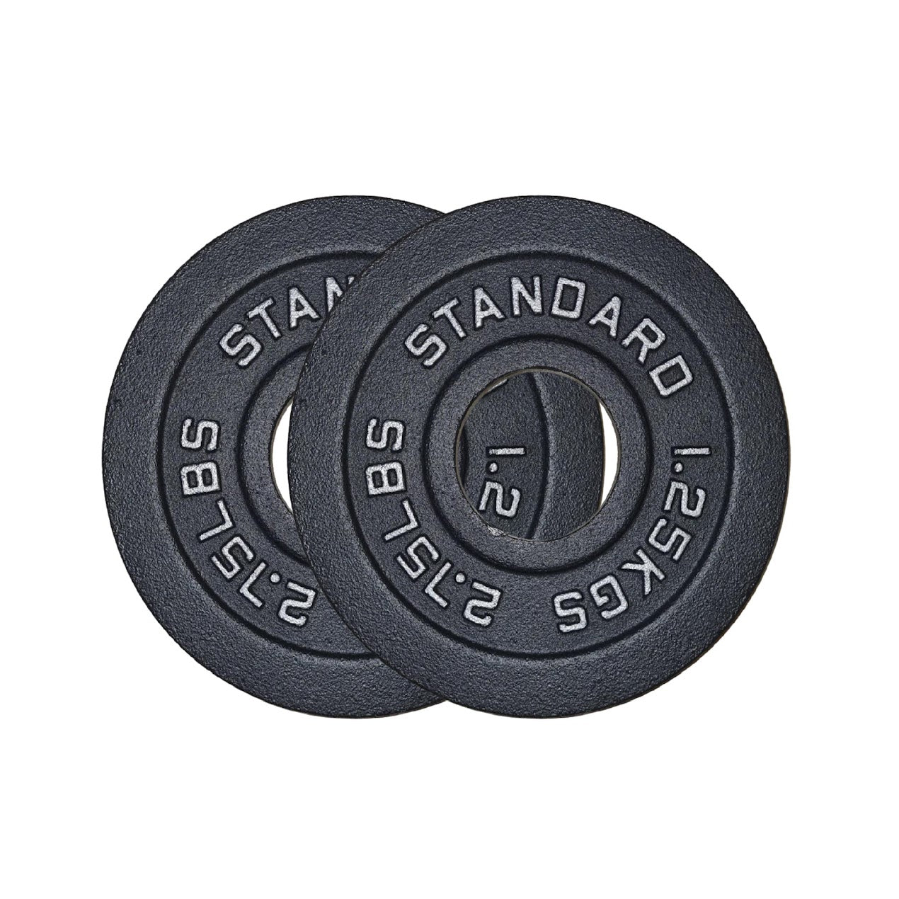 Heavy-Duty Cast Iron Weight Plates – Anti-Rust, Black Powder-Coated Discs for Home Strength Training – Compact Design Ideal for Small Gym Spaces