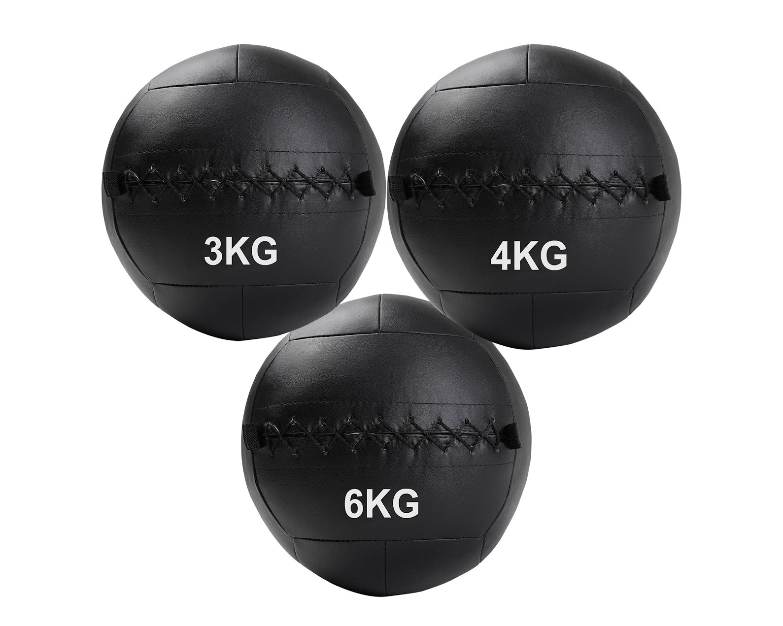 No-Bounce Wall Balls 3kg–12kg – Durable Textured Medicine Balls with Reinforced Stitching for Functional Fitness & Strength Workouts at Home