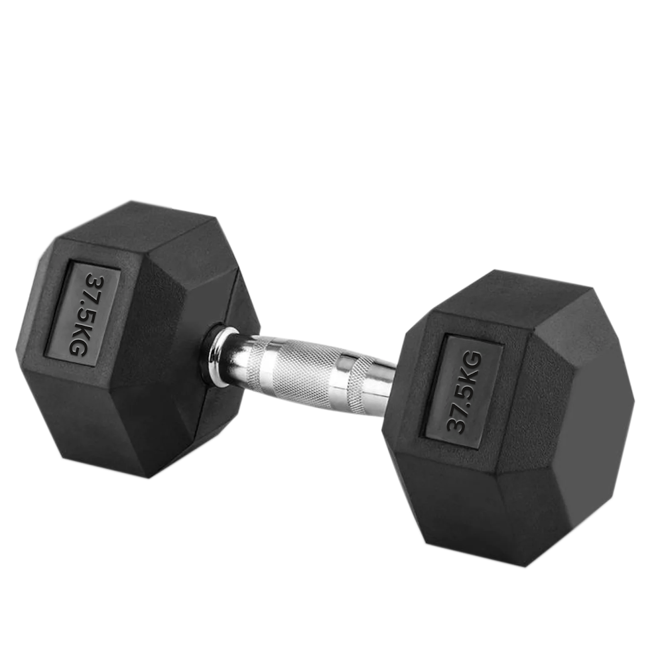 Hex Dumbbells 2.5 kg–60 kg Pairs & Sets – Rubber‑Coated Anti‑Roll Weights with Knurled Chrome Handles – Complete Strength Training Range for Home & Studio Gym