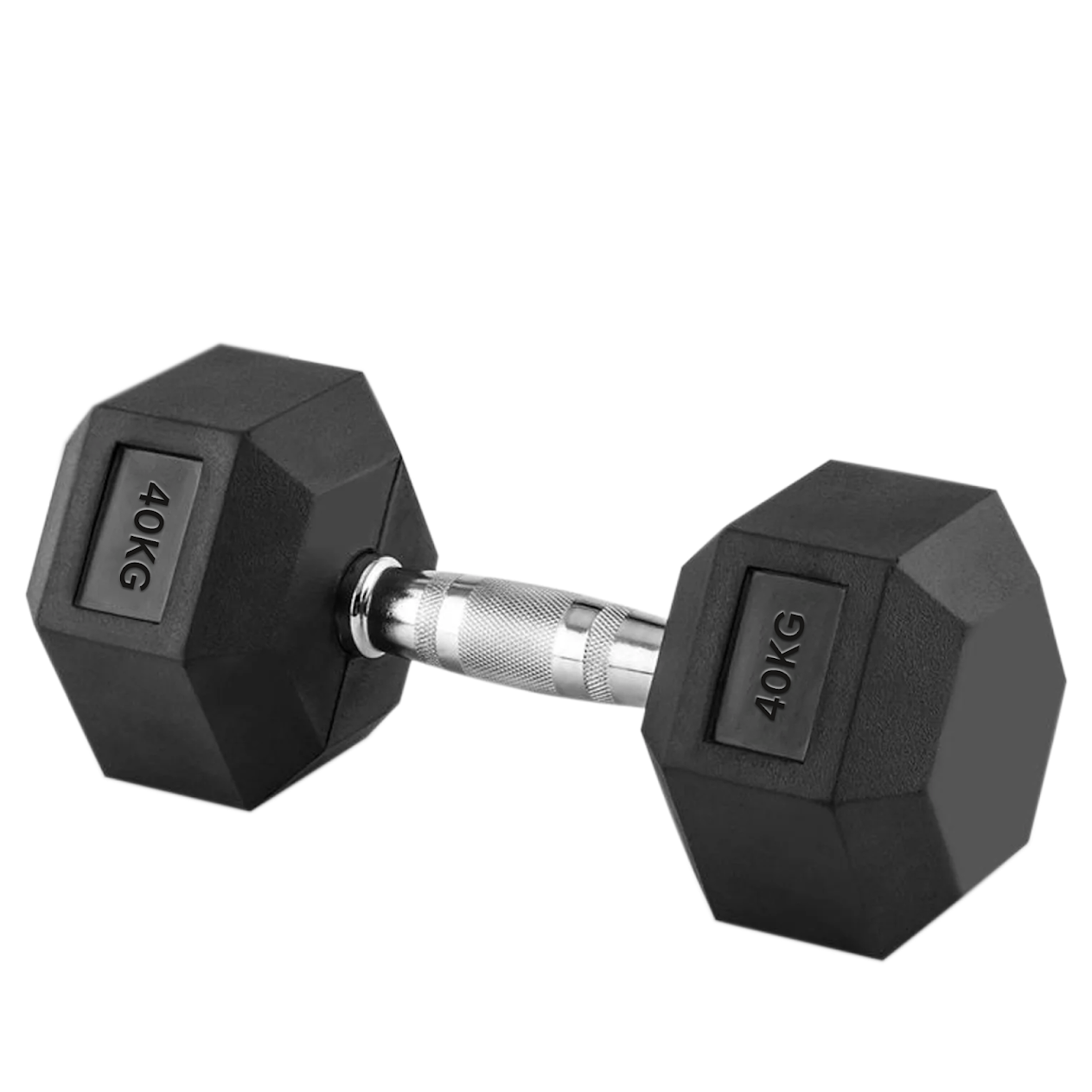 Hex Dumbbells 2.5 kg–60 kg Pairs & Sets – Rubber‑Coated Anti‑Roll Weights with Knurled Chrome Handles – Complete Strength Training Range for Home & Studio Gym