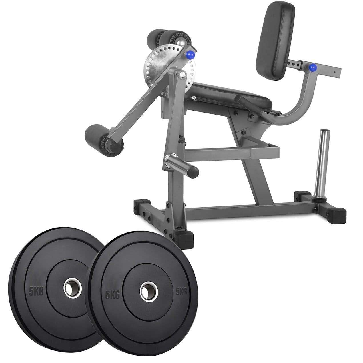 Adjustable Leg Curl & Extension Machine – Heavy-Duty Steel Build for Quad and Hamstring Training – Compact Strength Equipment for Home Gyms