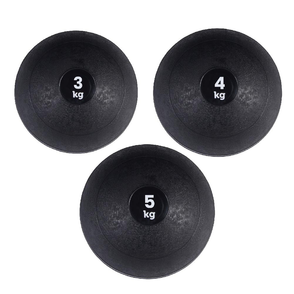 No-Bounce Slam Ball for Home Workouts – Heavy-Duty Rubber, Textured Grip – 3KG to 25KG – Core Strength & Power Training – Impact-Resistant Design