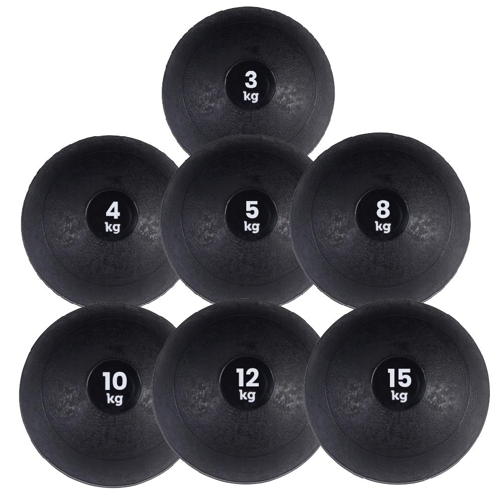 No-Bounce Slam Ball for Home Workouts – Heavy-Duty Rubber, Textured Grip – 3KG to 25KG – Core Strength & Power Training – Impact-Resistant Design