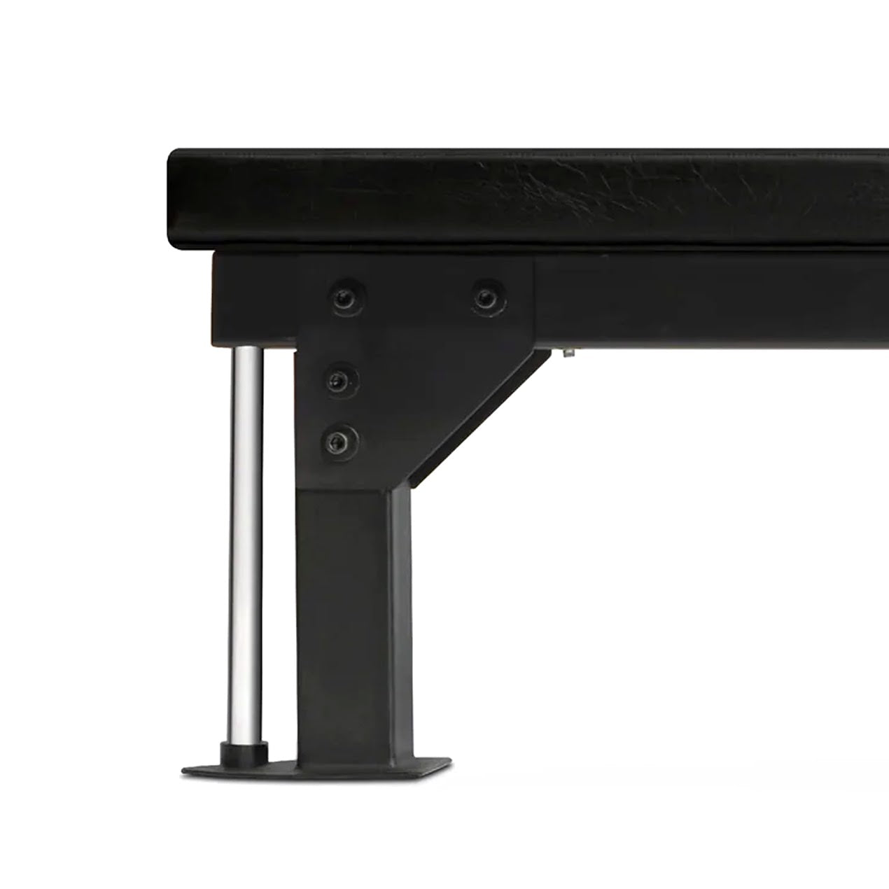 Heavy-Duty Flat Workout Bench – 300kg Load, Compact Steel Frame, Cushioned Pad & Transport Wheels – Perfect for Dumbbell & Chest Training at Home