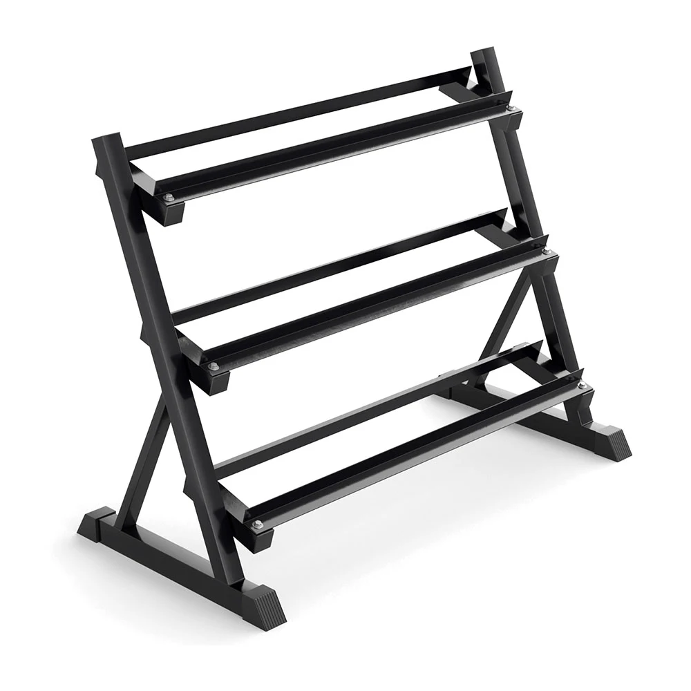 Hex Dumbbell Tier & Layer Storage Racks | Heavy Duty Steel Dumbbell Stand for Home Gym, 3-Tier, 5-Tier, 6-Tier & L3-Tier Options