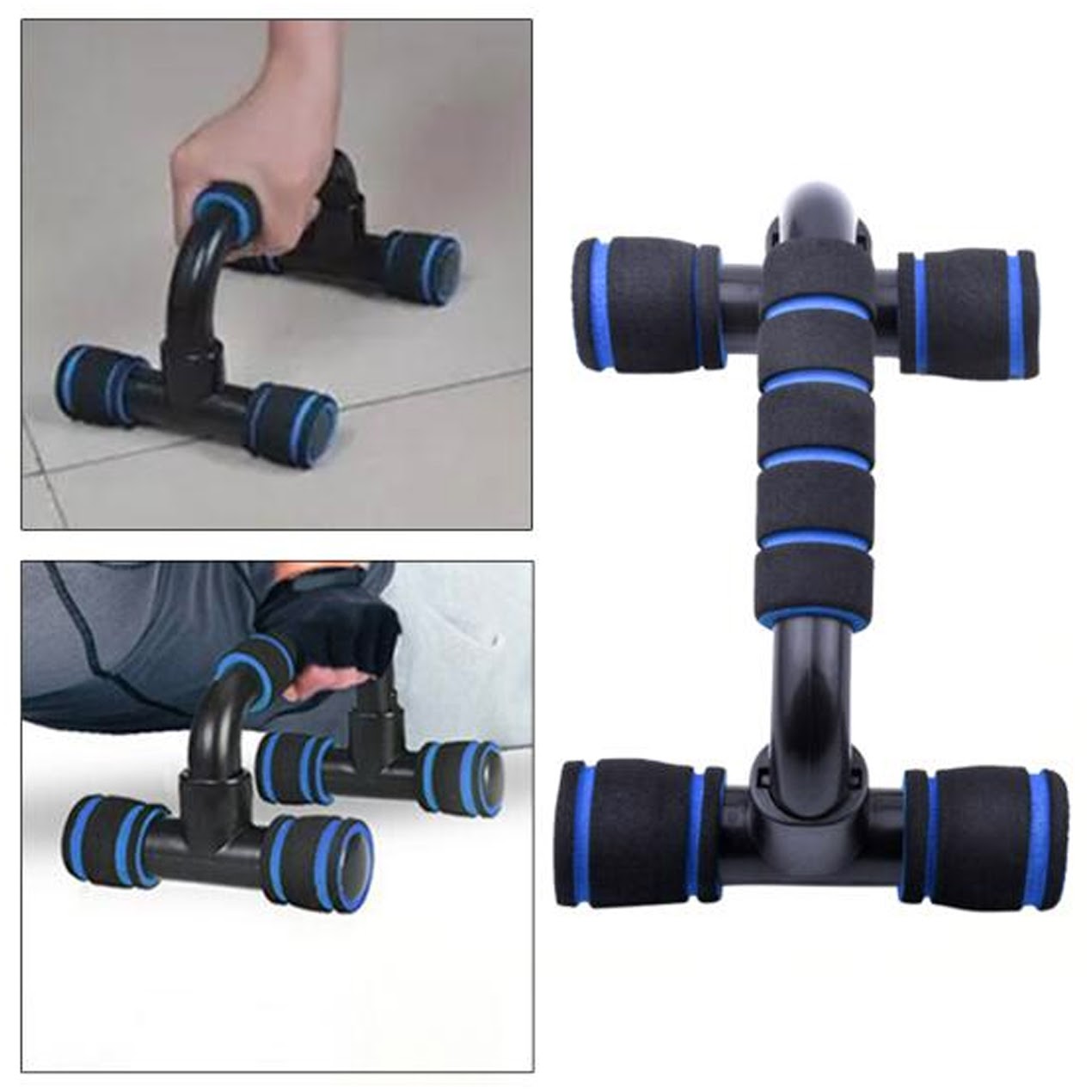 Ergonomic Push-Up Bars with Anti-Slip Handles – Lightweight Solid Frame for Wrist Support & Upper Body Training – Perfect for Home Gym & Portable Workouts