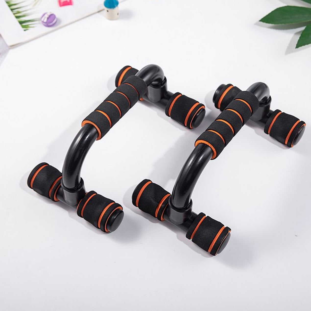Ergonomic Push-Up Bars with Anti-Slip Handles – Lightweight Solid Frame for Wrist Support & Upper Body Training – Perfect for Home Gym & Portable Workouts