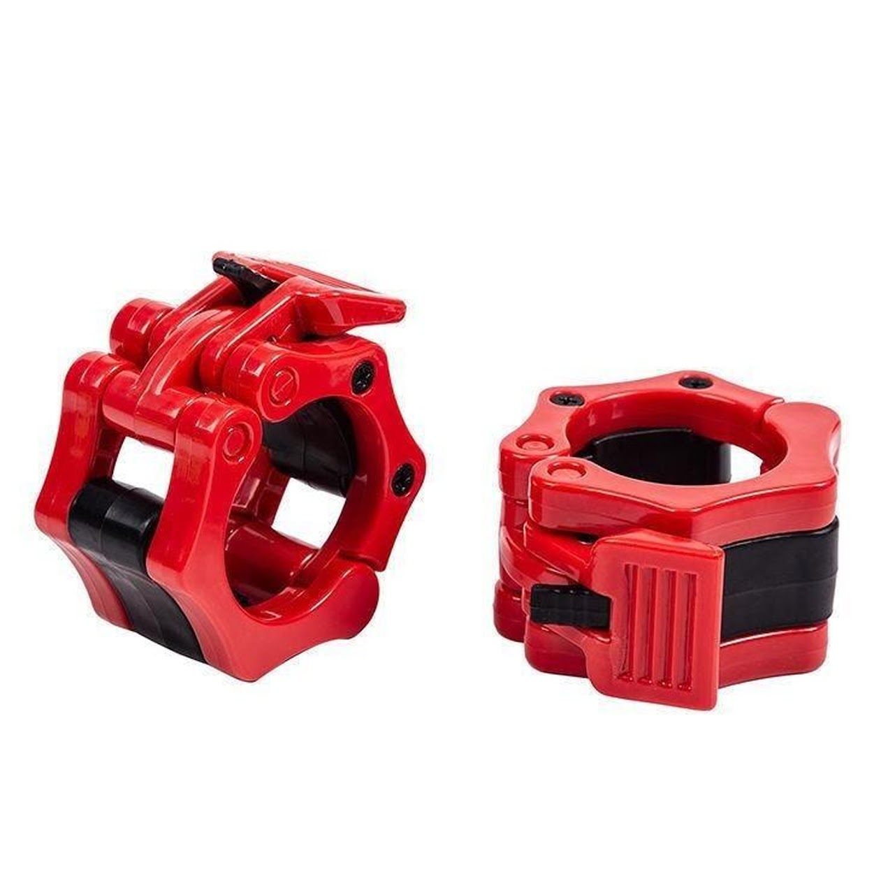 2" Olympic Barbell Collars – Quick Locking Weight Clips with Heavy-Duty ABS Grip for CrossFit & Strength Training – Perfect for Home Gym Bar Safety