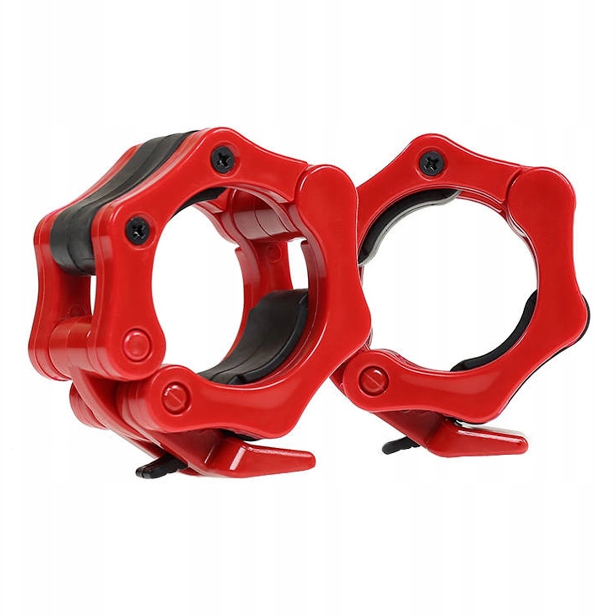 2" Olympic Barbell Collars – Quick Locking Weight Clips with Heavy-Duty ABS Grip for CrossFit & Strength Training – Perfect for Home Gym Bar Safety