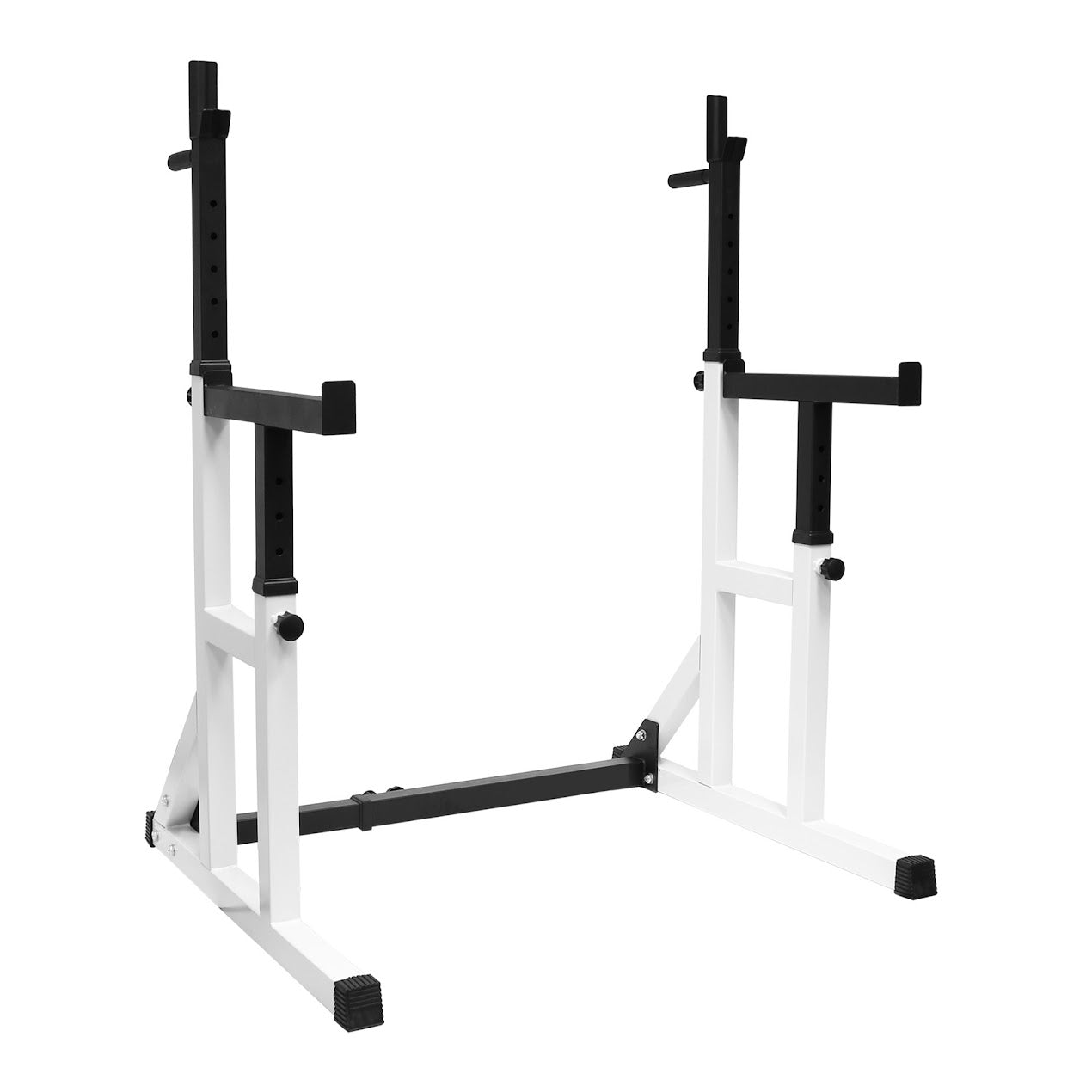Heavy-Duty Adjustable Squat Rack with Bench Press Support – Steel Frame, Dip Handles, 400kg Capacity – Strength Training for Home Gyms