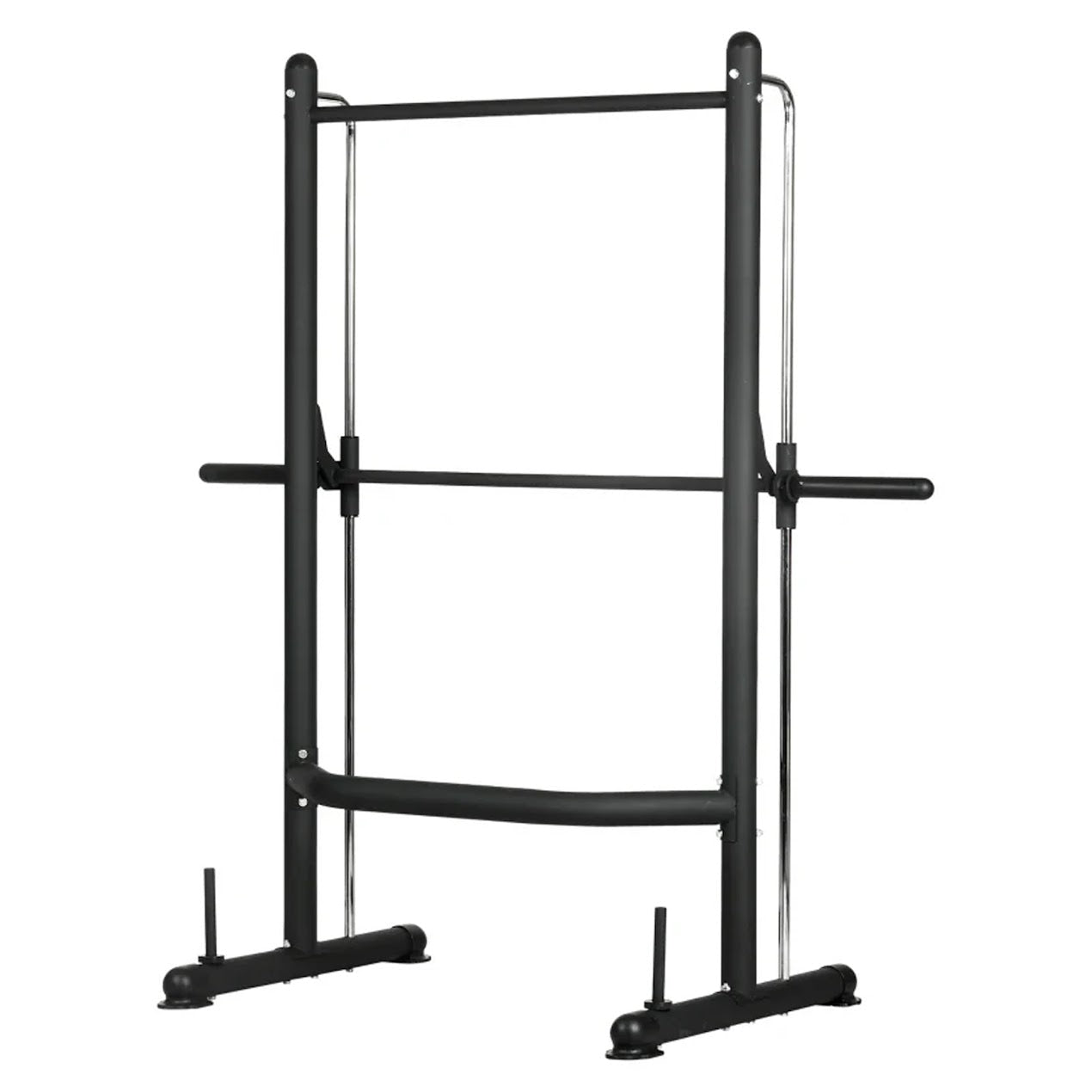 Multi-Function Smith Machine with Pull-Up Bar – Steel Squat Rack for Home Gym, Adjustable Bar Track, Total Body Strength Training Solution