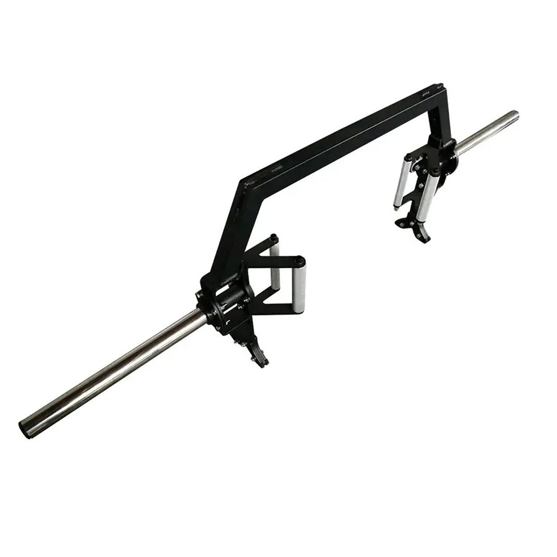 Deluxe 20kg Open Trap Bar with Integrated Deadlift Jack & Spin Sleeves | Open Hex Design for Shrugs & Deadlifts | Fits Olympic & Standard Plates | Home Gym Essential