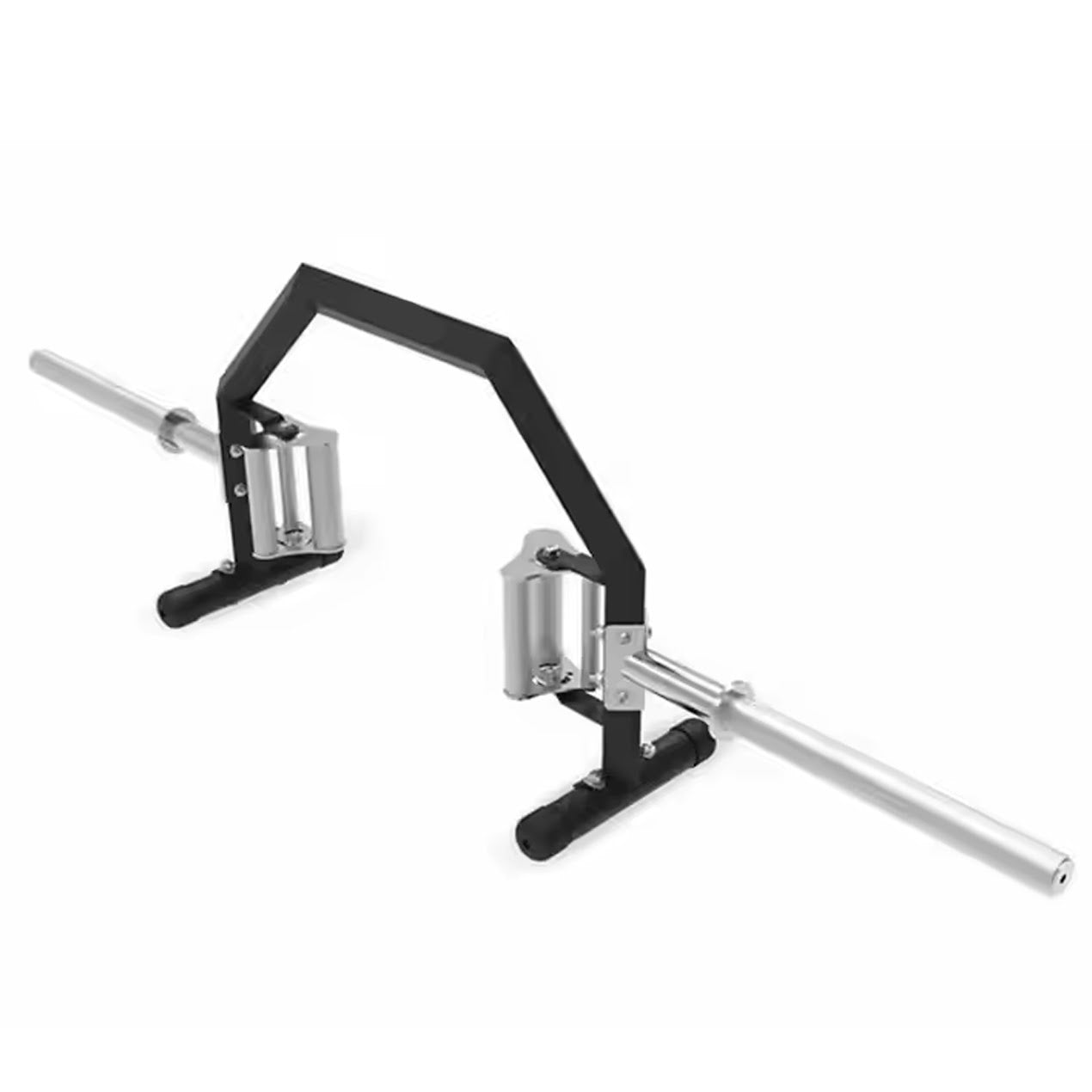 Deluxe 20kg Open Trap Bar with Integrated Deadlift Jack & Spin Sleeves | Open Hex Design for Shrugs & Deadlifts | Fits Olympic & Standard Plates | Home Gym Essential